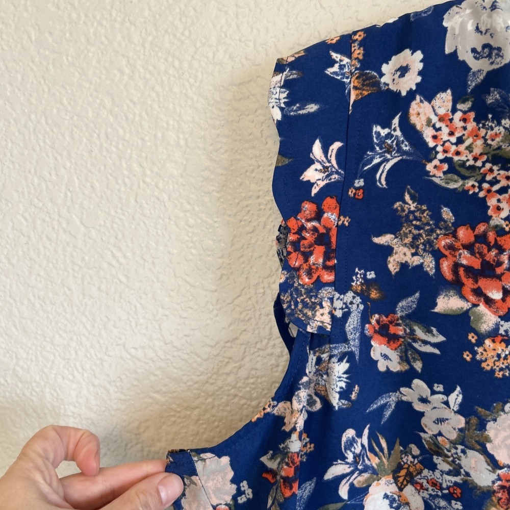 41 Hawthorne Women's Cottage Floral Whimsycore Top Size Large - Picture 5 of 7